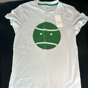 Tory Burch Sport Flocked Little Grump Tee Shirt